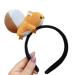 JSGHGDF 3D Animal Hairhoop Christmas Party Girl Face Washing Kids Funny Headpieces Sq