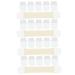 Mikinona - Neck Sticker 4pcs Neck Lift Stickers Lifting Belt Neck Skin Tightening Decal Neck Tape Swan Neck 20.5x4cm As Shown