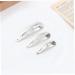 TOSSPER 6-Piece Water Drop Shape Hair Clips - Stylish Oval Snap Hairpins for Women Metal Slip Hair Barrettes & DIY Hair Accessories - Buy Online on SooperMarket.com