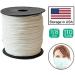 110 Yard 1/8 Inch Elastic Strap Earloop Cord Round Ear Tie Rope for Crafts - White 3mm - Buy Online on SooperMarket.com