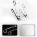 KRISMYA EZ Grip Nail Clipper Set for Seniors - Carbon Steel Fingernail & Toenail Clippers in Metal Case - Set of 2 Sizes for Men & Women - Buy Online on SooperMarket.com