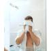 Royalz Collection 12-Pack White Washcloths 550 GSM 100% Cotton - Highly Absorbent Face Towel - 13x13 inches - Set of 12 Pieces - Buy Online on SooperMarket.com
