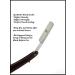 G.B.S Natural Wood Finish Straight Razor - 5/8" Shaving Razor with Dark Wooden Handle & Stainless Steel for Beard Shaping - Premium Quality - Buy Online on SooperMarket.com