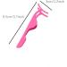 False Eyelash Applicator Set - 2PCS Stainless Steel Tweezers for Easy Magnetic Eyelash Application | Pink & Black - Buy Online on SooperMarket.com