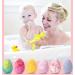 Queta Bath Bombs Dinosaur Egg Bath Ball for Children No Additives Natural Vegetable Ingredients Bubble Bath Bath Salt Ball with Natural Essential Oils (Blue) - Buy Online on SooperMarket.com