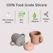 Moguda Silicone Sippy Cup Training for Baby | Spill Proof Soft Spout Lid | Easy Grip Handles | Unbreakable Design | 5oz Capacity | Ideal for 6-12 months | Silikong Non-Slip No-Spill Drinking Solution - Buy Online on SooperMarket.com