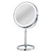 Torribala 1Set 10X LED Mirror Rechargeable Make Up Mirror Magnification Cosmetic Mirror 2 Side Adjustable with 3 Colors A