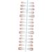 Ruarby Semi Cured Gel Nail Strips French Style Gel Nails Stickers Nails Art Stickers Nails Polish Strips Gel Wraps for Nails BSS0368 - Buy Online on SooperMarket.com