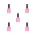 5 set of Peel Off Protective Nail Polish Manicure Liquid Tape Spill-proof Gel Tearable Nail Care Tool 15ml Pink 5 set of (pink 15m)