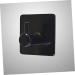 Alipis Mount Black Single Waterproof Robe Towel Steel Hanger Hook Clothes for Wall Hooks Stainless Kitchen medium Black - Buy Online on SooperMarket.com