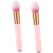 Mikinona 2pcs Cosmetics Brush Cosmetic Brush Powder Makeup Brush Makeup Brushs Makeup Powder Brush Wooden - Buy Online on SooperMarket.com