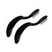 WOFASHPURET Curved Eyebrow Comb eyebrow comb plastic handle eyebrows comb plastic handle eyelash comb fold beauty Gentle Reminder