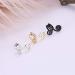 Zunis Acupressure Slimming Earrings Non Piercing Acupressure Earrings for Weight Loss Acupressure Slimming Earrings Ear Cuff Clip for Women Men (1Pair Black) - Buy Online on SooperMarket.com