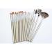 DFHBFG 22-Piece Makeup Brush Set - Wooden Handle Cosmetic Brushes for Professional Beauty Tools - Buy Online on SooperMarket.com