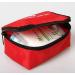 Jipemtra Red First Aid Bag - Compact & Portable Emergency Rescue Pouch for Home, Car, Office & Outdoor Activities - Buy Online on SooperMarket.com