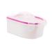 minkissy Tratamiento Para U as Nail Art Tool Nail Stuff Tools Nails Gel Polish Remover Bowl Nails Soaking Remover Bowl Manicure Bowl Soak Nail Soak Bowl Double Layer Manicure Tools