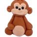 Personalised Monkey Cake Topper - Edible Fondant Safari Jungle Cupcake Decorations with an Edible Glue - Kids Birthday Supplies - Buy Online on SooperMarket.com