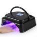 Gel Nail Lamp Anself 64W Pro LED Curing Dryer Lamp Nail Polish Machine 110-240V with Lifting Handle Touch Sensor LCD Screen (Need Plug in)