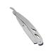 NOLITOY 1 Pc Vintage Razor Holder Blade Holder Razor Holder for Travel Stainless Steel Razor Holder Straight Safety Razor Holder Hand Squeegee Folding Razor Holder All Steel