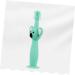 Kisangel Soft Bristle Toddler Toothbrush | Animal Teether Baby Toy Brush | Green Silicone Infant Toothbrush - Buy Online on SooperMarket.com