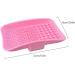 Dajidafu Universal Women Foundation Makeup Brush Cleaning Mat Home Dress Room Reusable Nonslip Eyebrow Pen Silicone Washing Pad Rose Red - Buy Online on SooperMarket.com