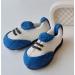 SugArt Blue Football boots Cake Topper Party Decor Fondant Fabulous Edible Icing Great for Kids Boy Girl 10 Year Old Easy To Use Icing Professional