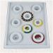 Tegg Bracelet Board: Flocked Bead Beading Jewelry Organizer Tray - DIY Craft Panel - Buy Online on SooperMarket.com