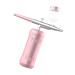 minkissy Oxygen Injector Water Replenishment Instrument Portable Facial Face Air Brush Mist Spray Nano Face Moisturizer High Pressure Pink Steamer Stainless Steel