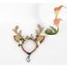 FLAdorepet Dog Elk Antler Reindeer Hat Cap Dog Cat Pet Christmas Costume Outfits Small Big Dog Hat Headwear Hair Grooming Accessories Brown S(for cat and small dog) - Buy Online on SooperMarket.com