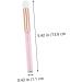 PLAFOPE 2pcs Nose Brush Beauty Eye Fluff Eyeshadow Brush Makeup Eyeshadow Pink Artificial Fiber Wool - Buy Online on SooperMarket.com