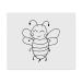 2 x 'Happy Bee' microfiber lens/glasses cleaning cloths (LC00024086)