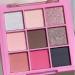Lovelycat 9 Colors Glitter Eyeshadow Makeup Palette Matte High Pigmented Colorful Creamy Texture Eye Shadow Powder Natural Waterproof Long Lasting Eyeshadow Powder Cosmetics (C)