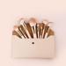 Shop DFHBFG 12-Piece Powder Makeup Brush Set | Concealer Foundation & Eye Shadow Brushes - International Shipping Available - Buy Online on SooperMarket.com