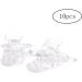 Banziaju Clear Plastic Clip Schnuller Holder | 10PCs Dummy Clips for Crafting Supplies & Tools | Durable Badge Clips for Long-lasting Use - Buy Online on SooperMarket.com