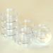 Paylak Storage Stackable Clear Containers 6 for Beads Crafts Findings Small Items 2 Round - Buy Online on SooperMarket.com