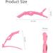 ZEVONDA 10Pcs Pink Crocodile Hair Clips - Professional Styling Barrettes with Nonslip Grip and Wide Teeth for Women and Girls - Buy Online on SooperMarket.com