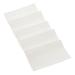 Didiseaon 5 Sheets Double-sided Tape 2 Side Adhesive Hair Tapes Adhesive Strips for Hair Extension Lace Wig Tape in Hair Extensions Human Hair Wig Tape Water Proof Double Sided Tape White 2X0.5X0.1CM White