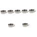 minkissy 7 Pcs Shaving Soap Bowl Stainless Steel Man Soap Bubbles Wooden