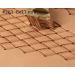 Brass Basket Weave Leather Stamp Tool for Crafting and Carving - #261 - Buy Online on SooperMarket.com