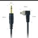 3.5mm Plug Male Flash PC Sync Coiled Cable 12 inch for Studio Photography - Buy Online on SooperMarket.com