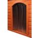 TRIXIE Natura Vinyl Door Flaps Medium Classic Dog House | 12.5 in. x 17.75 in, Clear Plastic, (39572)