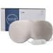 Heated eye mask pjyu silk eye mask for swollen eyes dry eyes blepharitis treatment relief of the eye load syndrome of the dry eye styes eye and MGD (gray)