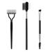 Eyelash Separator Tool 2in1 Eyelash Comb Kit Eyelash Brush Eyebrow Brush Lash Comb for Eye Makeup Accessory 3PCS Eyelash Comb Kit