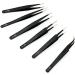 6pcs Stainless Antistatic Precision Tweezers BGA Set for Women Hair Remover & Beauty Instrument - Buy Online on SooperMarket.com
