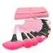 XLKJ 24 Pieces Make Up Brush Set Premium Makeup Brushes Cosmetic Brush with Bag (Pink)