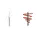NYX PROFESSIONAL MAKEUP Mechanical Eyeliner Pencil White & Slim Lip Pencil Long-Lasting Creamy Lip Liner - Peakaboo Neutral White Eyeliner + Lip Pencil