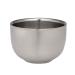 Men's Durable Shaving Soap Bowl Shining Double Layer Heat Insulation Stainless Steel Smooth Shaving Mug Shave Soap Cup Practical and PopularDeft and Professional