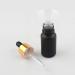 ZEOABSY 6 PiecesÂ 10mlÂ Empty Frosted Black/Gold Glass Dropper Bottles with Glass Pipette for Essence Essential Oil Elite Fluid Travel Cosmetics Storage Containers - Buy Online on SooperMarket.com