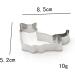 MAGICLULU 5 Pcs Cake Mold Baking Mold Stainless Steel Mold Fondant Mold Baking Tools Fudge medium Silver - Buy Online on SooperMarket.com
