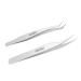Feita Professional Stainless Steel Volume Eyelash Extension Tweezers - Angled & Curved Precision Tools for 3D-6D Lashes & Hair Removal (Set of 2) - Buy Online on SooperMarket.com